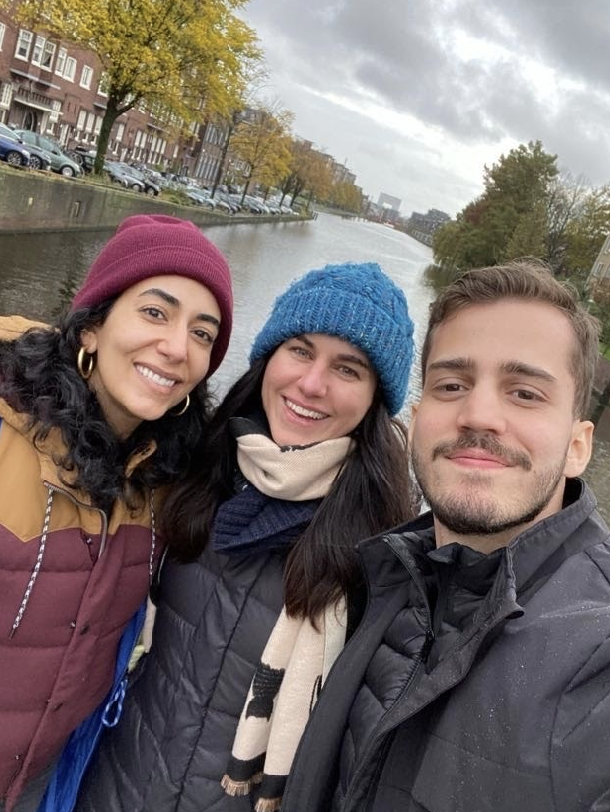 Tanya, Carley, and Anthony - the Lucky Sweater team